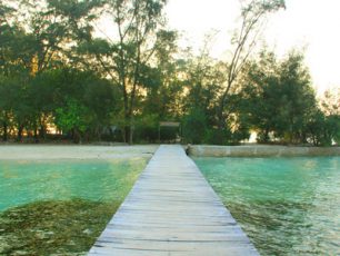 Menikmati Kesunyian di Pulau Semak Daun