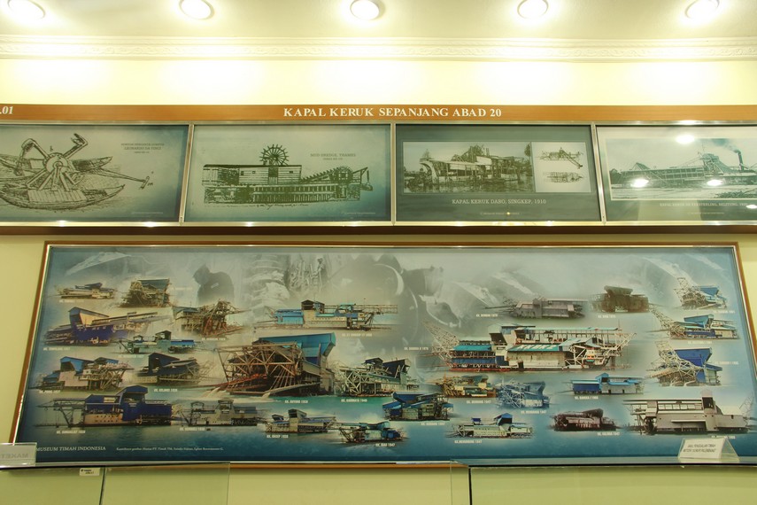 Gambar jenis-jenis kapal penambangan timah mulai dari abad 20 hingga sekarang