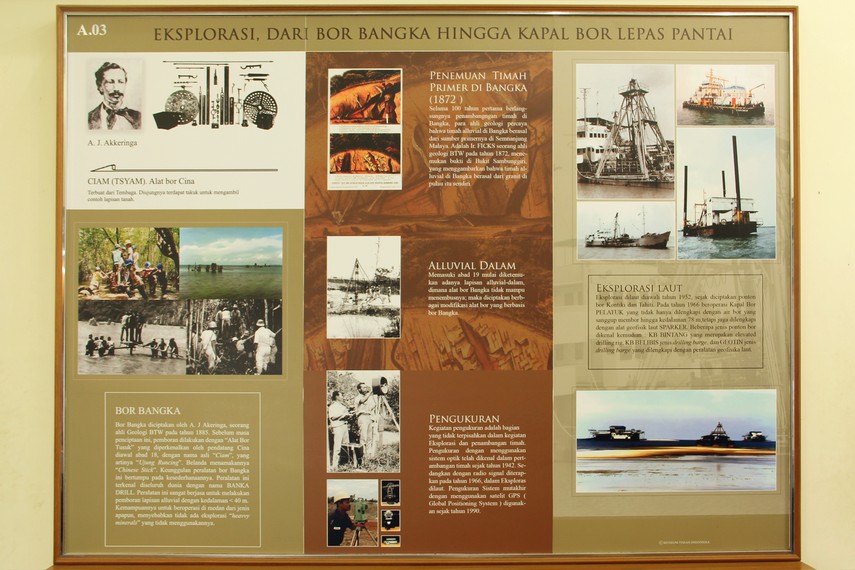Sebuah manuskrip yang menjelaskan penemuan timah hingga pengeboran lepas  pantai di Pulau Bangka