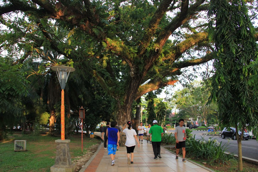 Taman Kambang Iwak merupakan taman kota di Palembang yang sudah ada sejak zaman kolonialisme Belanda