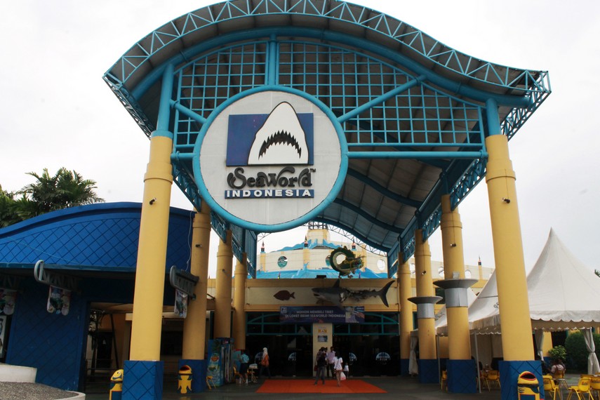 Sea World Indonesia berlokasi di Jalan Lodan Timur No. 7, Ancol, Jakarta Utara