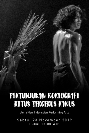 Pertunjukan Koreografi Ritus Tergerus Rakus oleh New Indonesian Performing Arts