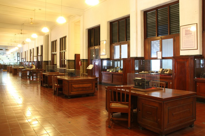 Museum Bank Mandiri memiliki luas 10.039 M persegi dan masih mempertahankan bentuk aslinya