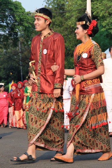 Pakaian adat salah satu sub-etnis di Provinsi Sulawesi Selatan