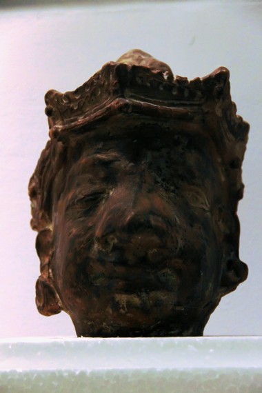 Arca kepala Budha peninggalan Kerajaan Tarumanegara