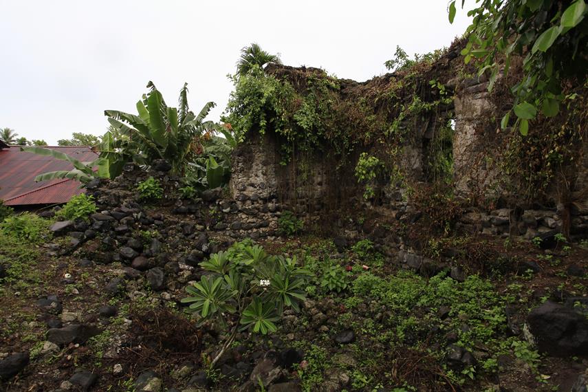 Beberapa sudut bangunan Benteng yang masih tersisa