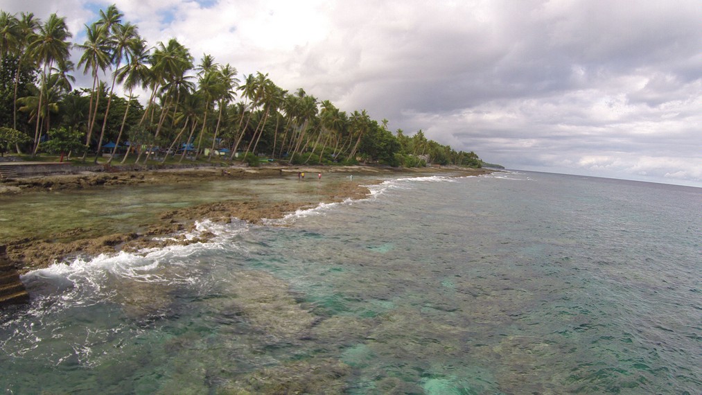 Gugusan karang yang menjadi bagian utama ekosistem Pantai Namalatu