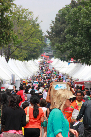 Festival Palang Pintu setiap tahun selalu diadakan pada bulan Juni atau bertepatan dengan ulang tahun Jakarta