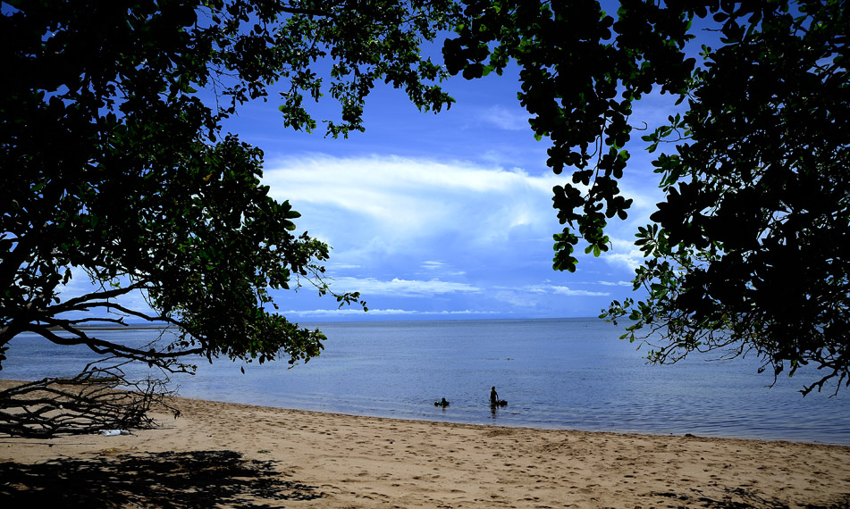Pantai Tanjung Kasuari adalah pantai yang teduh dan tenang untuk berwisata