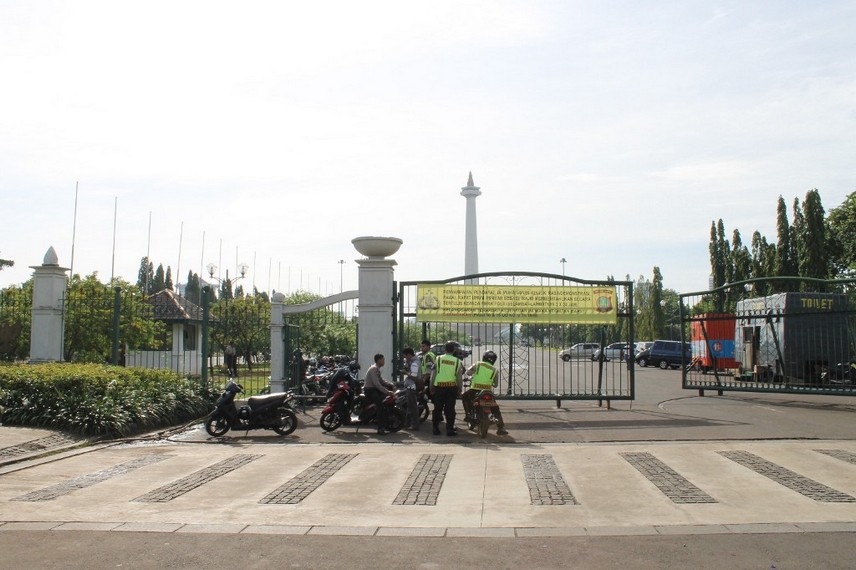 Pengamanan di Monumen Nasional