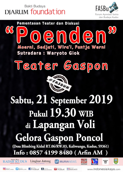 Forum Apresiasi Sastra Dan Budaya Kudus (FASBuK) Edisi September 2019