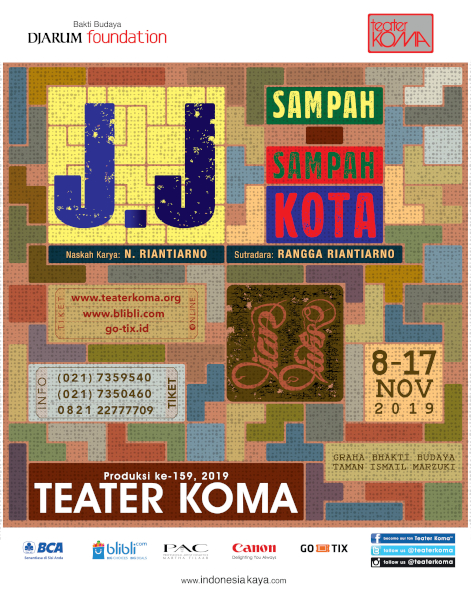 J.J “Sampah-Sampah Kota”, Produksi ke-159 Teater Koma