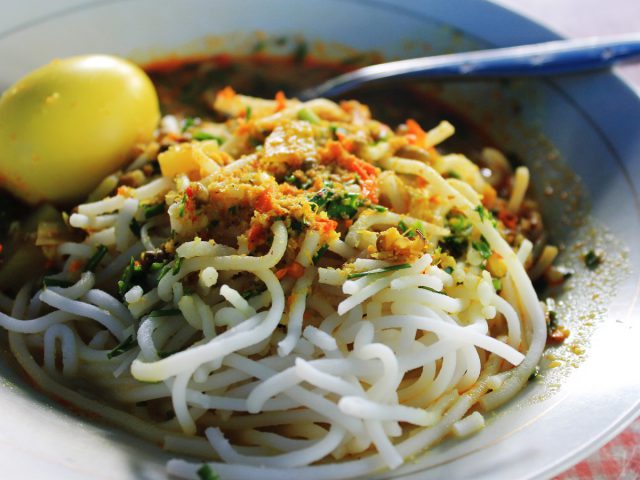 Laksa, Spaghetti ala Melayu Tionghoa