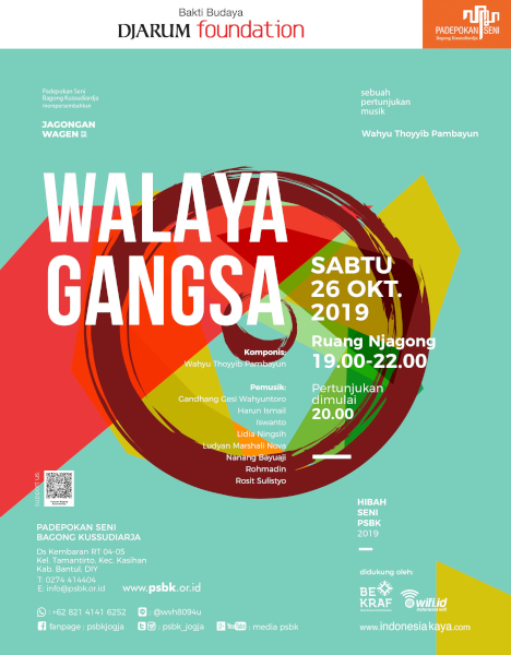 Pertunjukan Musik Walayagangsa, Jagongan Wagen Edisi Oktober 2019