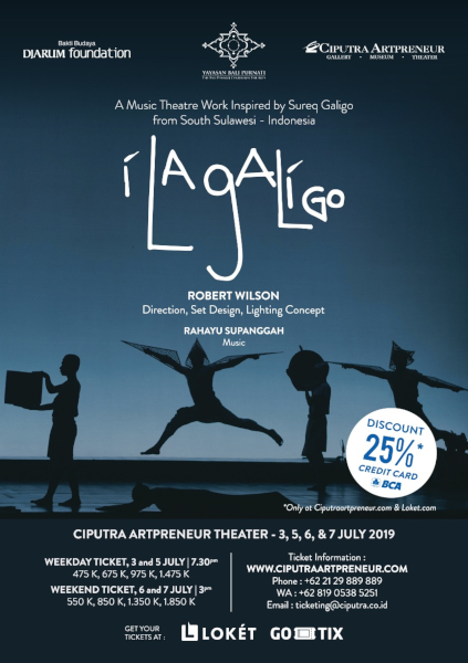 Pertunjukan Teater Kelas Dunia Bertajuk “I LA GALIGO”