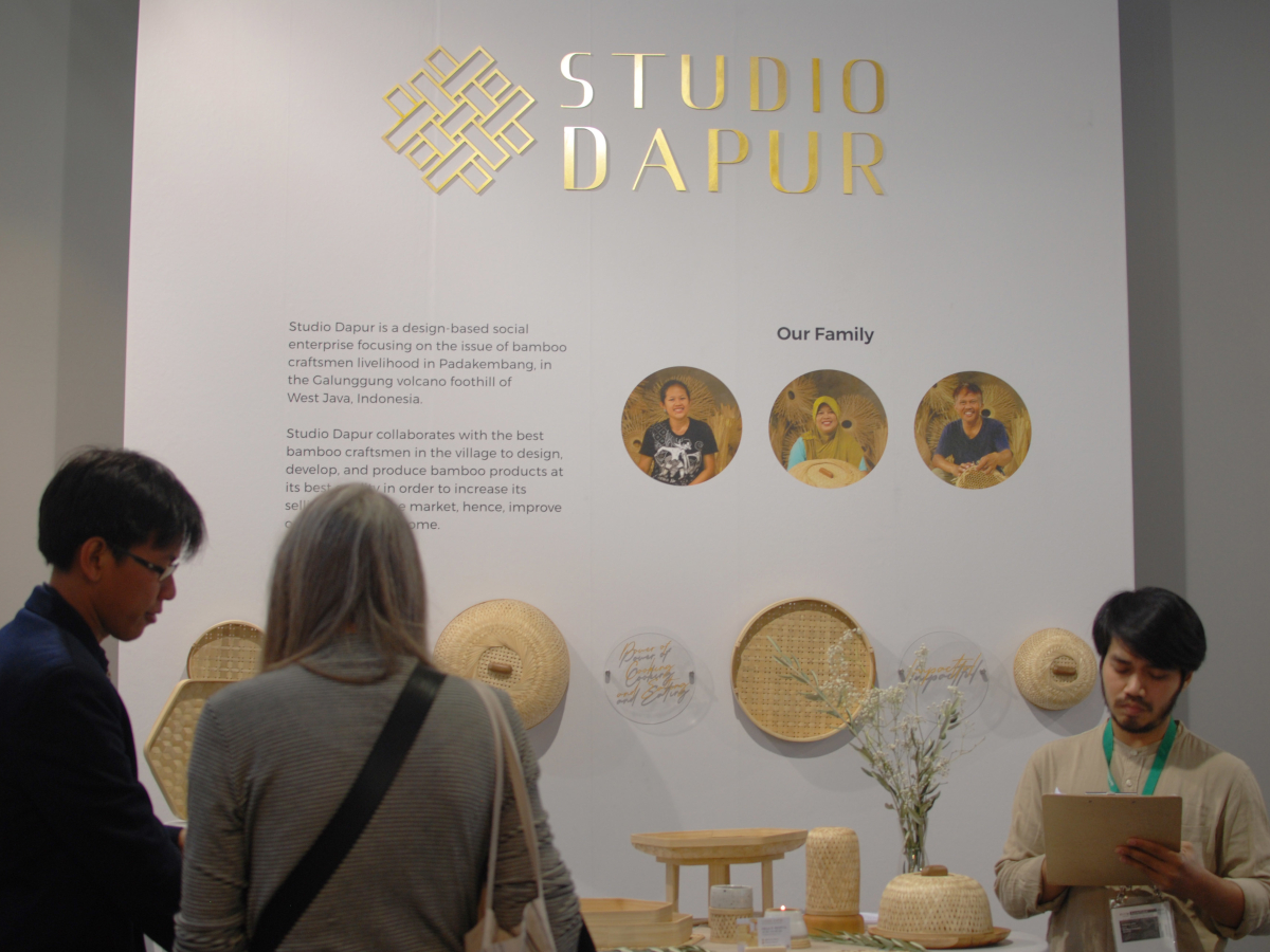 Studio Dapur Memamerkan Kriya Bambu Artisan di Design Talents Ambiente Frankfurt