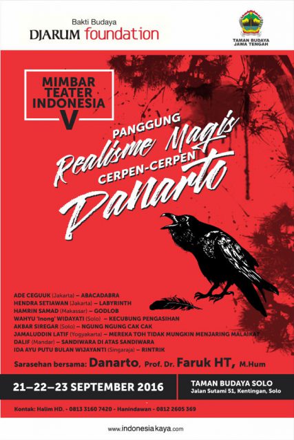 Mimbar Teater Indonesia ke V Tahun 2016 : Cerpen-Cerpen Danarto
