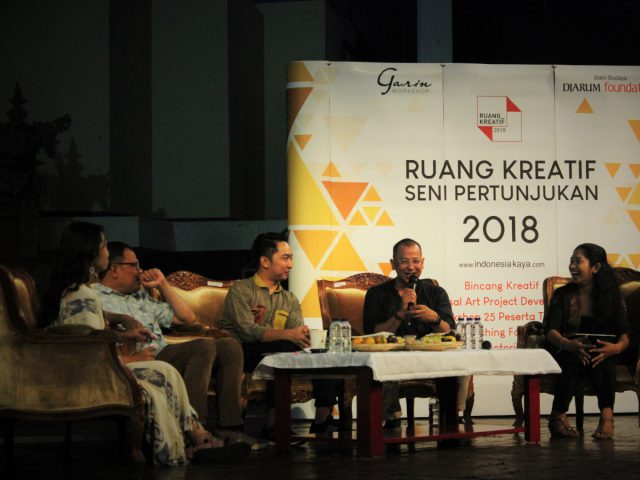 Roadshow Bincang Kreatif Seni Pertunjukan 2018, Mengelola Kreativitas dan Produktivitas Dalam Berkarya