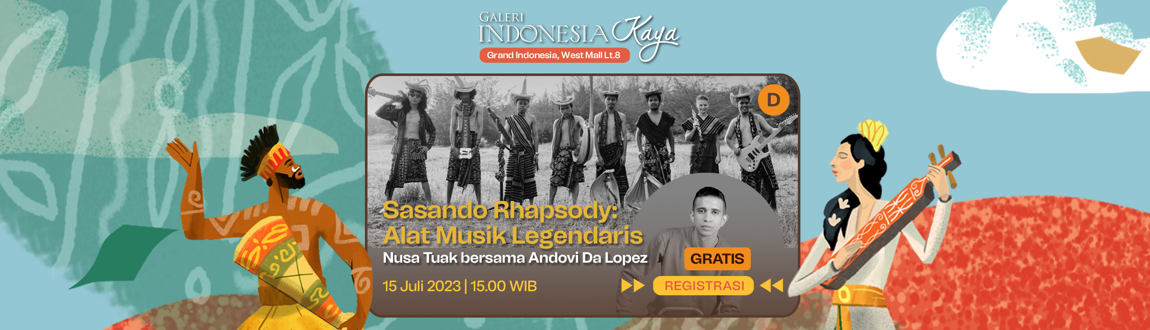 Sasando Rhapsody : Alat Musik Legendaris oleh Nusa Tuak bersama Andovi da Lopez