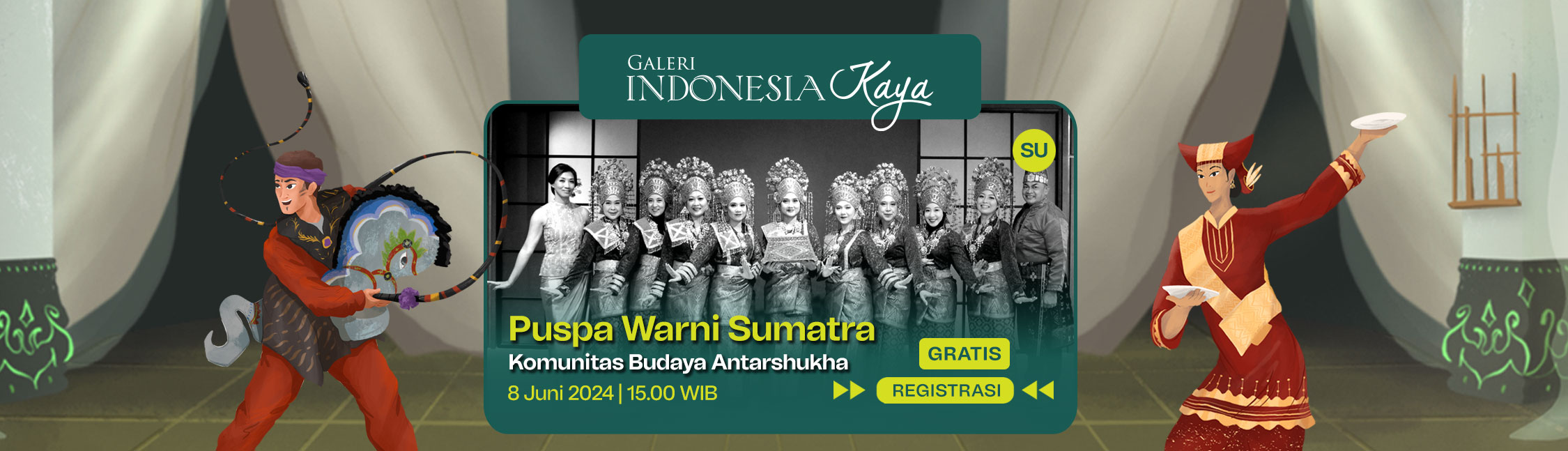 Puspa Warni Sumatra oleh Komunitas Budaya Antarshukha