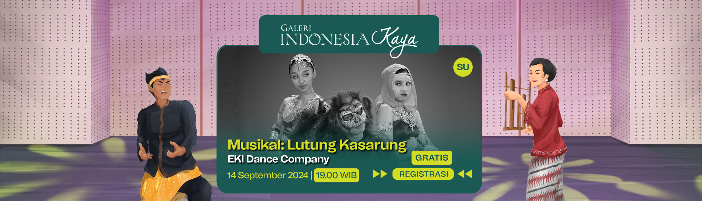 Musikal: Lutung Kasarung oleh EKI Dance Company – 19.00