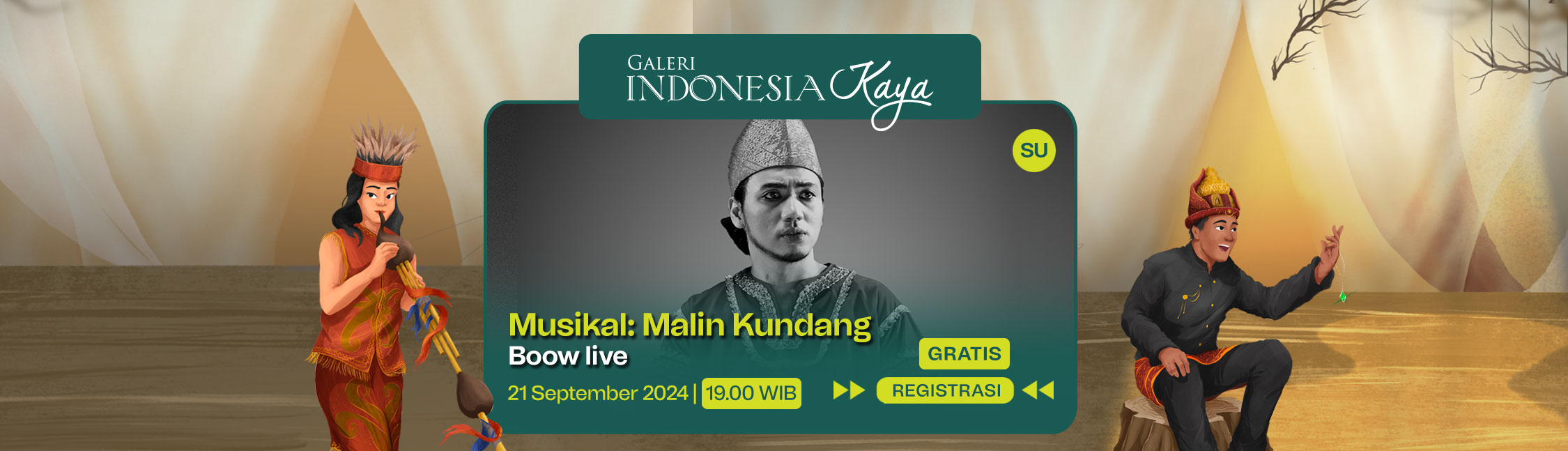 Musikal: Malin Kundang oleh BOOW Live – 19.00