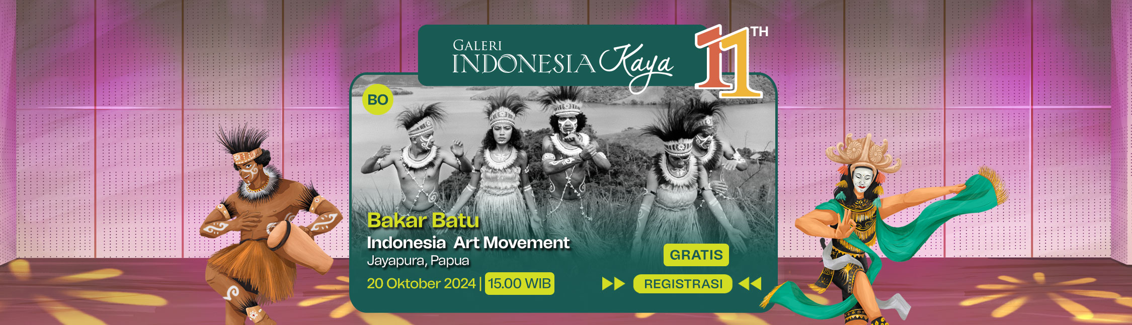 Bakar Batu oleh Indonesia Art Movement (Jayapura, Papua)