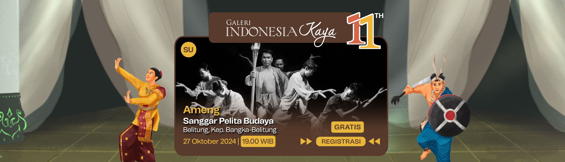 Ameng oleh Sanggar Seni Pelita Budaya (Belitung, Kep. Bangka Belitung) – 19.00