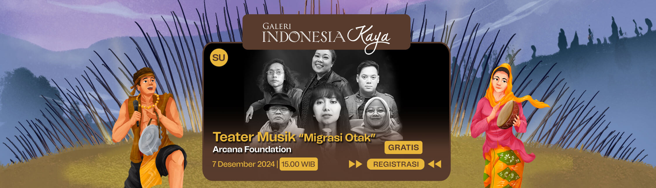 Teater Musik “Migrasi Otak” oleh Arcana Foundation