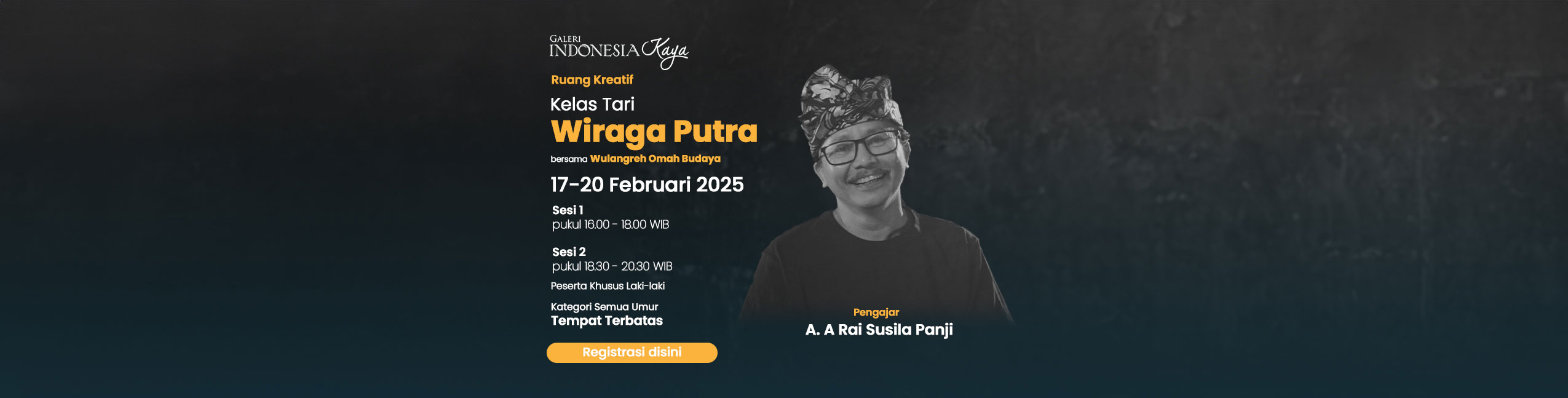 Kelas Tari Wiraga Putra bersama Wulangreh Omah Budaya – Sesi 1