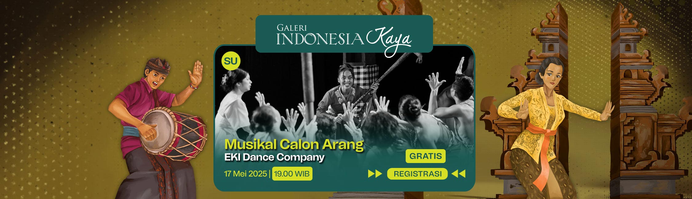 Musikal Calon Arang oleh EKI Dance Company – 19.00