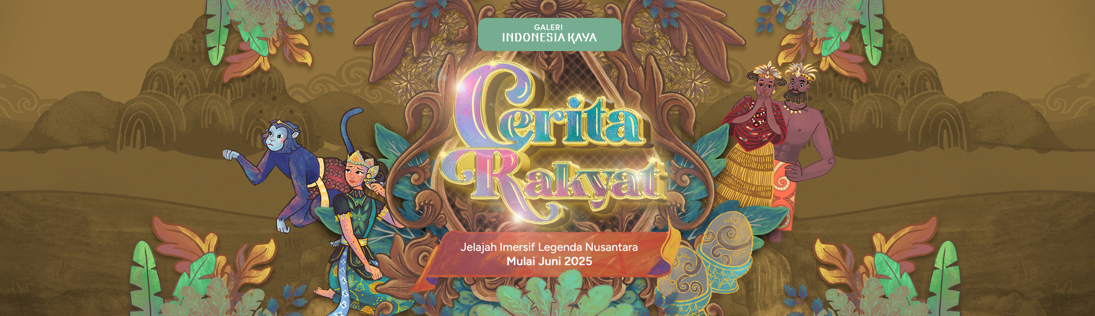 Petualangan Baru di Panel Interaktif Galeri Indonesia Kaya: Lutung Kasarung & Empat Raja