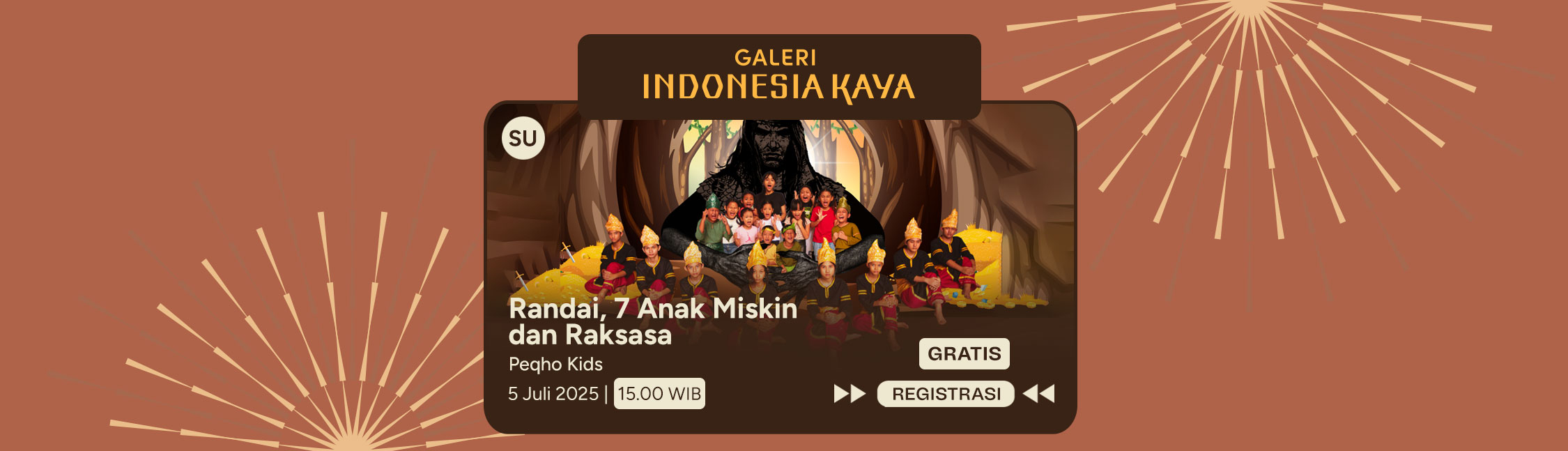 Randai, 7 Anak Miskin dan Raksasa oleh Peqho Kids