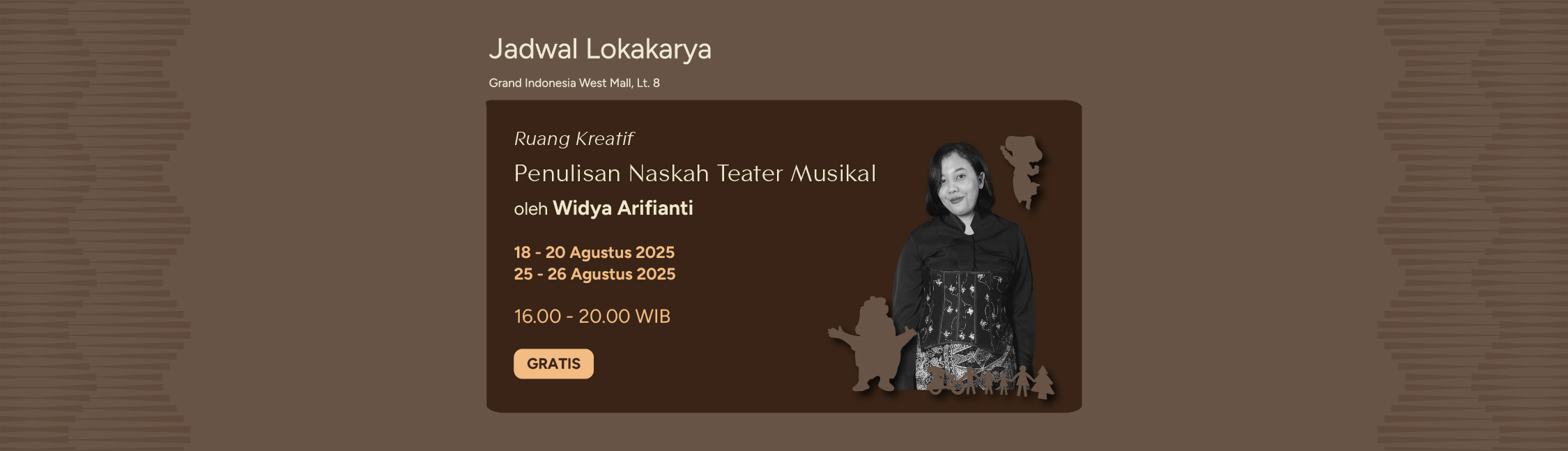 Ruang Kreatif: Penulisan Naskah Teater Musikal oleh Widya Arifianti