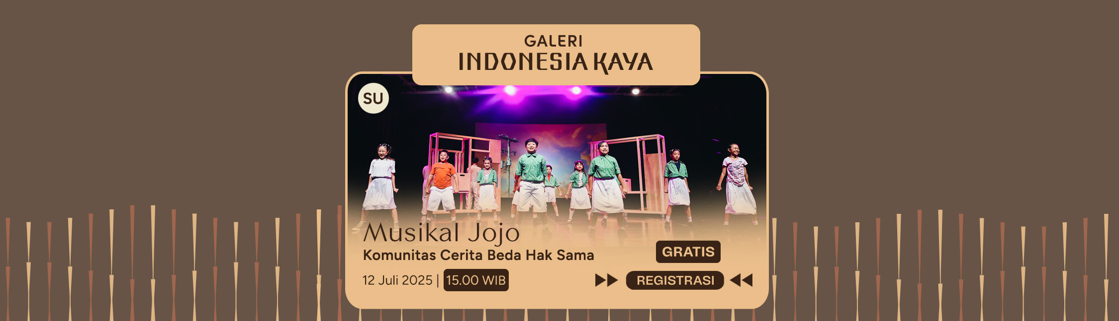 Musikal Jojo oleh Komunitas Cerita Beda Hak Sama – 12 Juli