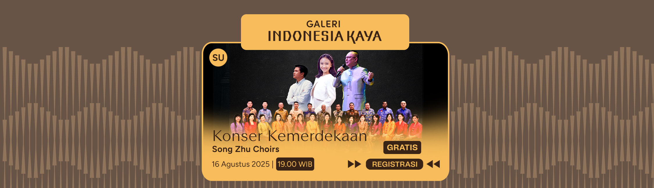 Konser Kemerdekaan oleh Song Zhu Choir – 19.00