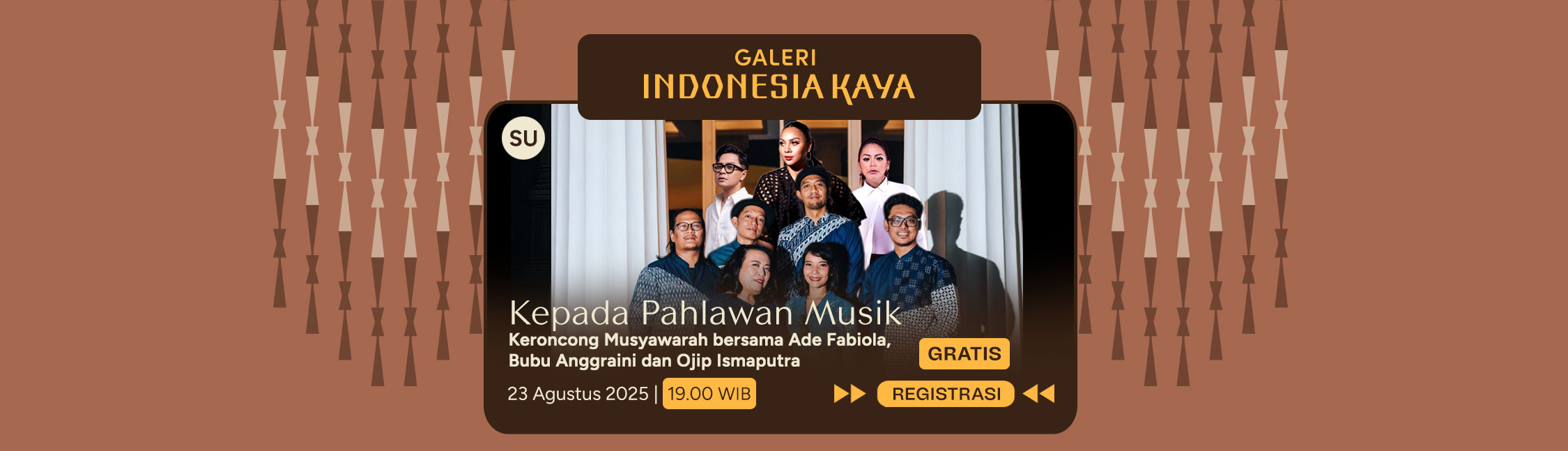 Untuk Pahlawan Musik oleh Keroncong Musyawarah – 19.00