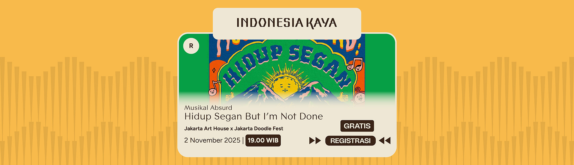 Musikal Absurd: Hidup Segan But I’m Not Done – 19.00