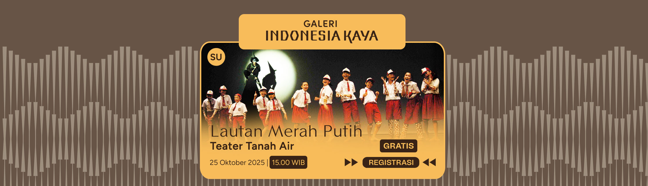 Lautan Merah Putih oleh Teater Tanah Air