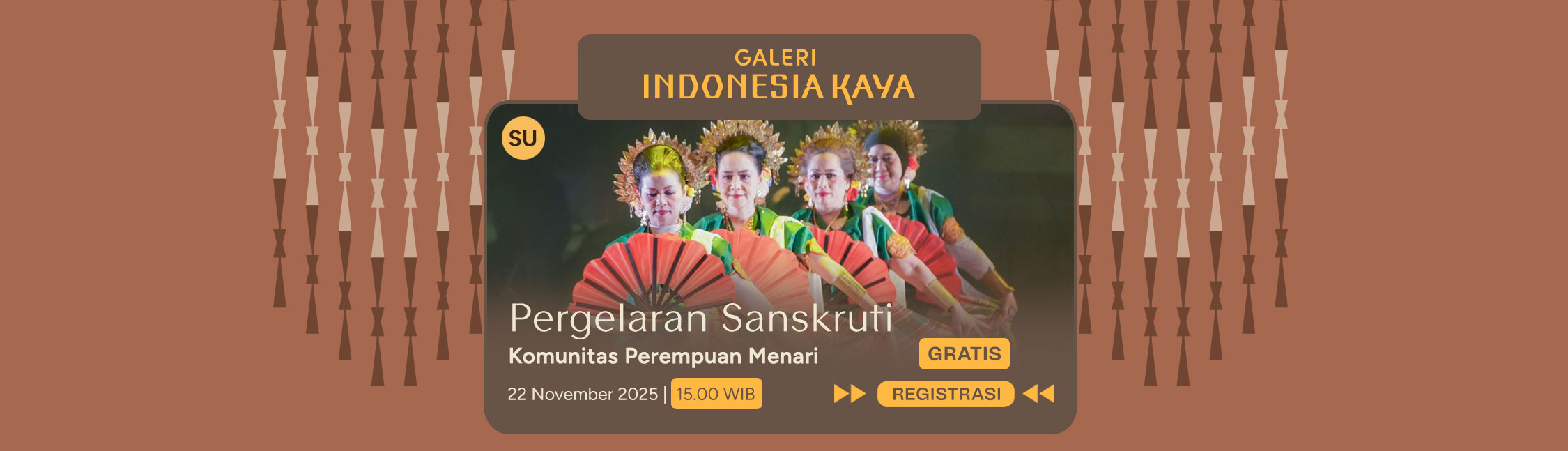 Pergelaran Sanskruti oleh Komunitas Perempuan Menari