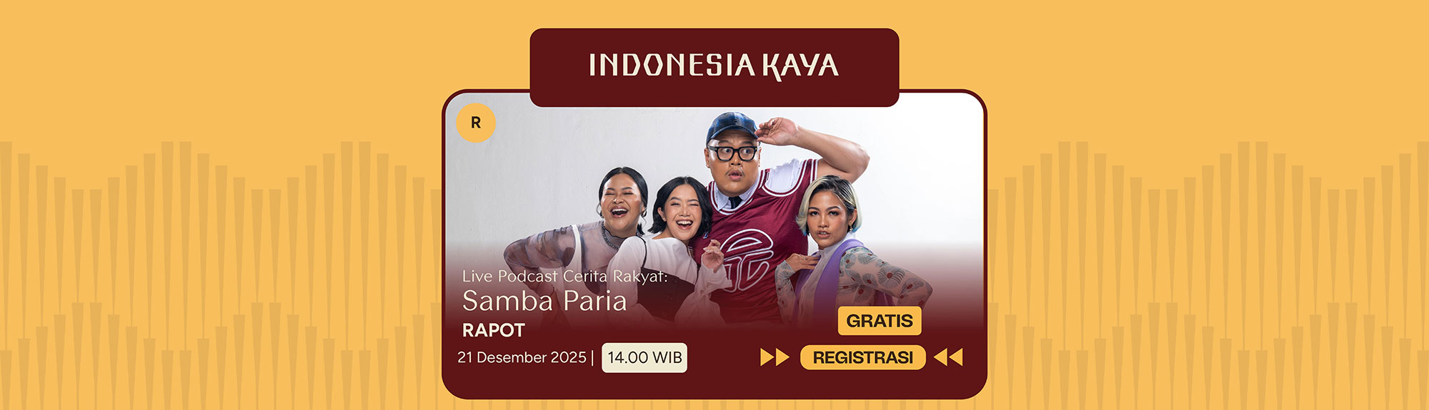 Live Podcast Cerita Rakyat Samba Paria