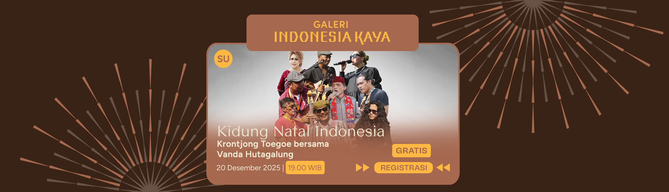 Kidung Natal Indonesia oleh Krontjong Toegoe bersama Vanda Hutagalung – 19.00