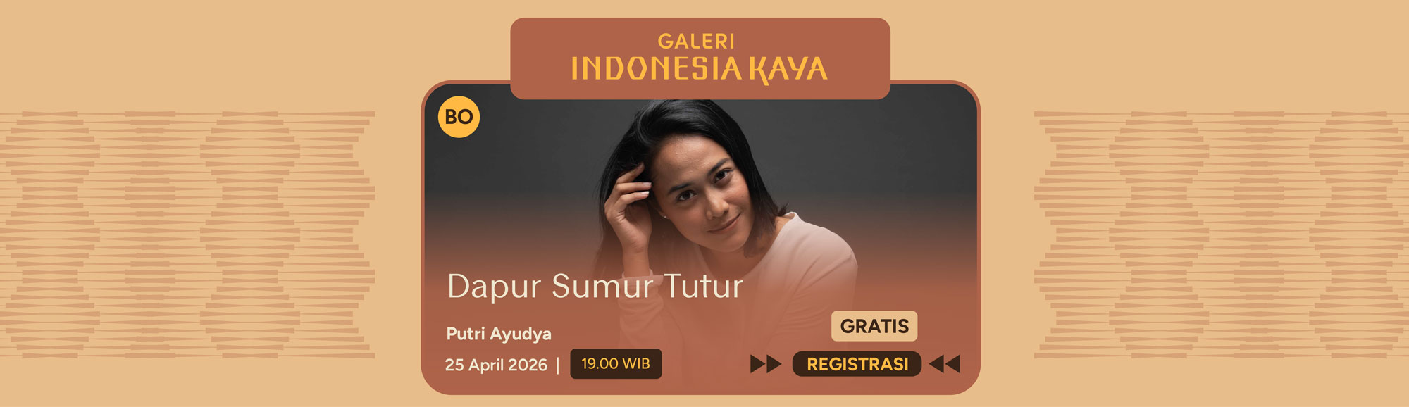 Dapur Sumur Tutur oleh Putri Ayudya – 19.00