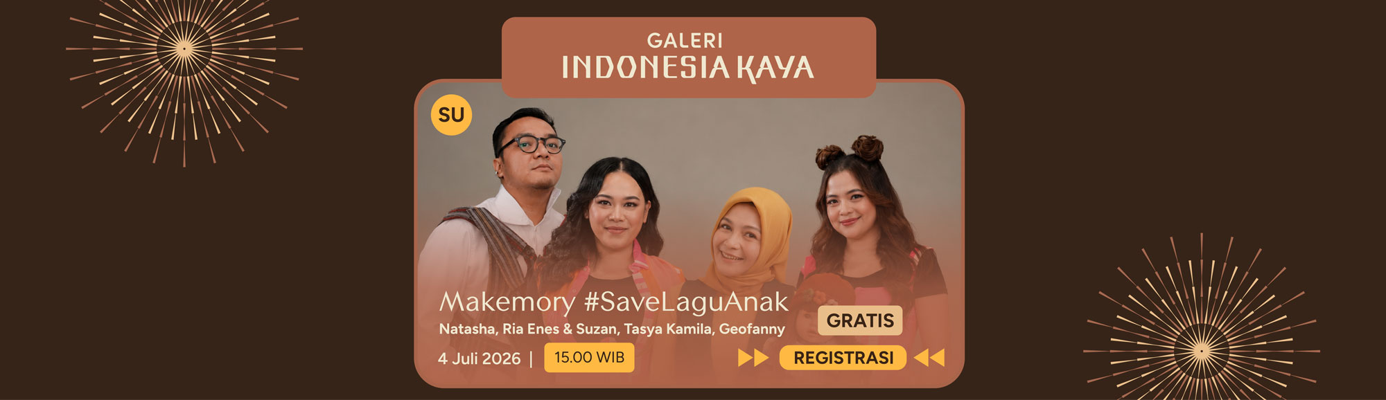 Makemory #SaveLaguAnak oleh Natasha, Ria Enes, Tasya Kamila dan Geofanny