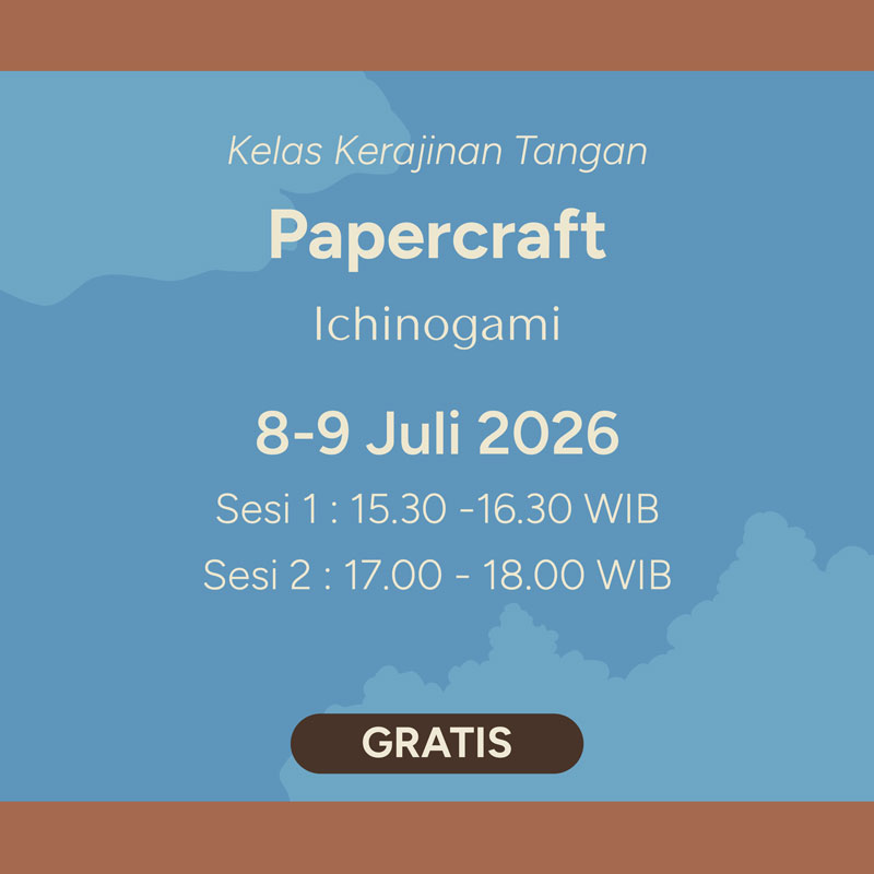 Kelas Kerajinan Tangan Papercraft oleh Ichinogami