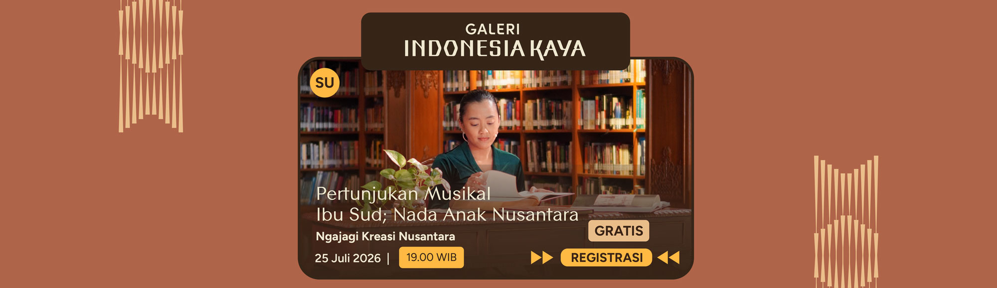 Pertunjukan Musikal Ibu Sud: Nada Anak Nusantara oleh Ngajagi Kreasi Nusantara – 19.00