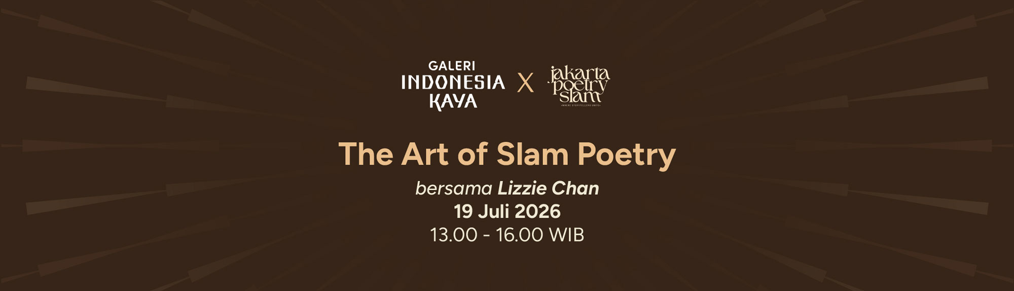 The Art of Poetry Slam bersama Lizzie Chan
