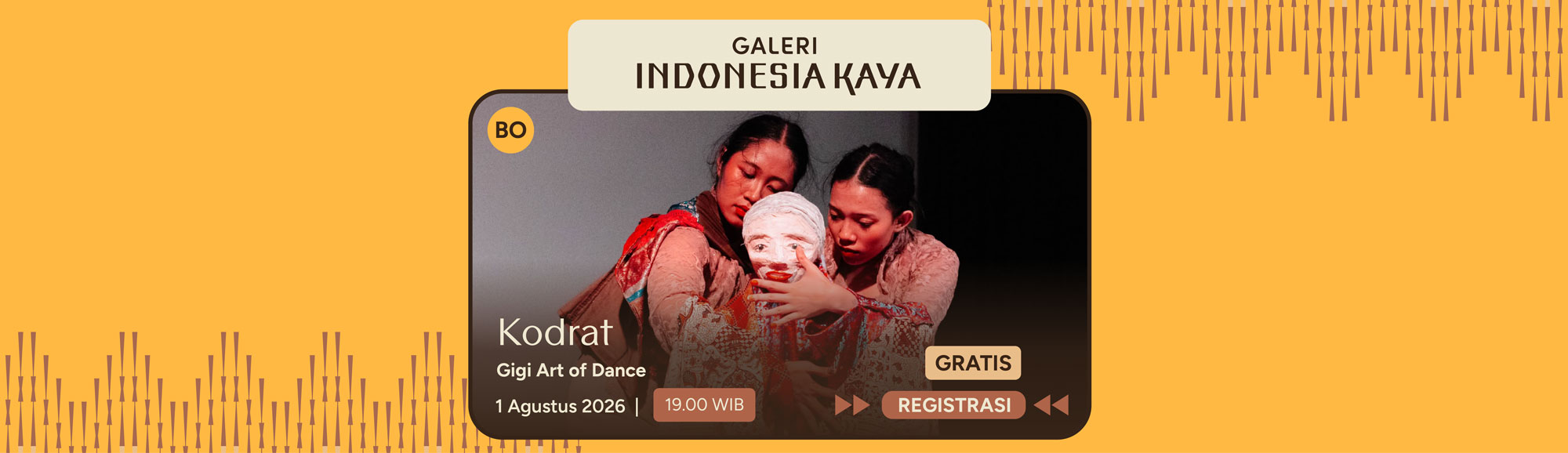 Kodrat oleh Gigi Art of Dance – 19.00