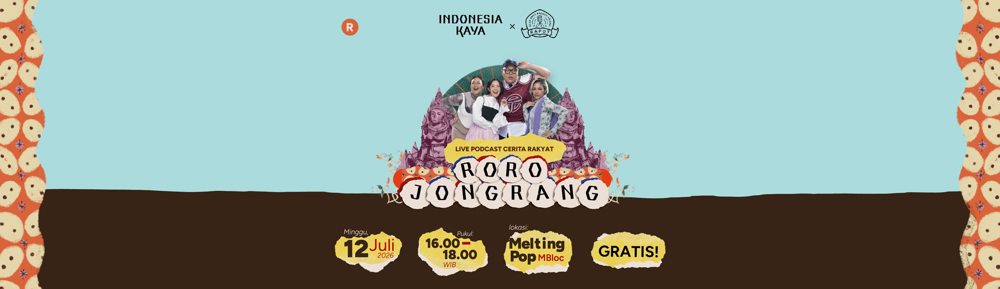 Live Podcast Cerita Rakyat Roro Jonggrang