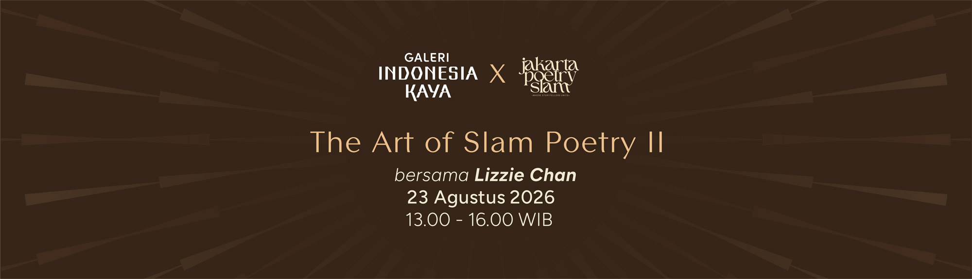 The Art of Poetry Slam bersama Lizzie Chan